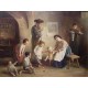 Elena Flerova - Family Time | Jewish Art Oil Painting Gallery
