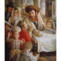 Elena Flerova - Purim | Jewish Art Oil Painting Gallery