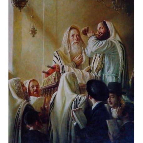 Elena Flerova - Rosh Hashanah | Jewish Art Oil Painting Gallery