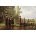 Elena Flerova -Tashlich III | Jewish Art Oil Painting Gallery