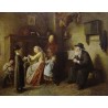 Elena Flerova - The Family I | Jewish Art Oil Painting Gallery