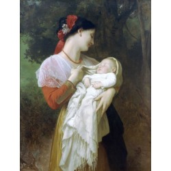 Maternal Admiration by William Adolphe Bouguereau - Art gallery...