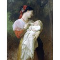 Maternal Admiration by William Adolphe Bouguereau - Art gallery...