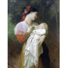 Maternal Admiration by William Adolphe Bouguereau - Art gallery...