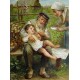 Elena Flerova - Grandparents | Jewish Art Oil Painting Gallery