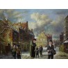 Elena Flerova - Winter | Jewish Art Oil Painting Gallery