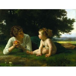 Temptation by William Adolphe Bouguereau - Art gallery oil...