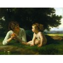 Temptation by William Adolphe Bouguereau - Art gallery oil...