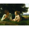 Temptation by William Adolphe Bouguereau - Art gallery oil...