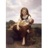 The Elder Sister by William Adolphe Bouguereau - Art gallery oil...