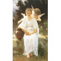 Whisperings of Love 1889 by William Adolphe Bouguereau - Art...