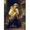 Young Mother Gazing at Her Child by William Adolphe Bouguereau - Art gallery oil painting reproductions