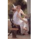 Work Interrupted 1891 by William Adolphe Bouguereau - Art gallery oil painting reproductions