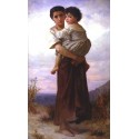 Young Gypsies 1879 by William Adolphe Bouguereau - Art gallery oil...