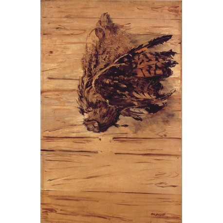 Dead Eagle Owl (1881) By Edouard Manet