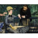 In the Conservatory 1879 By Edouard Manet