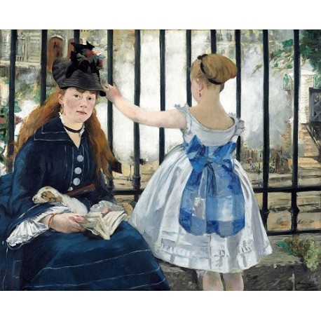 The Railway By Edouard Manet