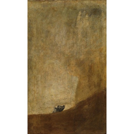 The Dog (c. 1819–1823) By Francisco Goya