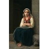 Yvonnette by William Adolphe Bouguereau - Art gallery oil painting...