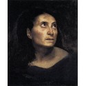 Head of a Woman by Eugene Delacroix