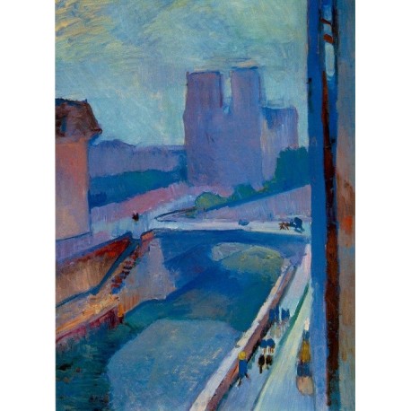 Notre-Dame, une fin d'apres-midi (1902) by Henri Matisse