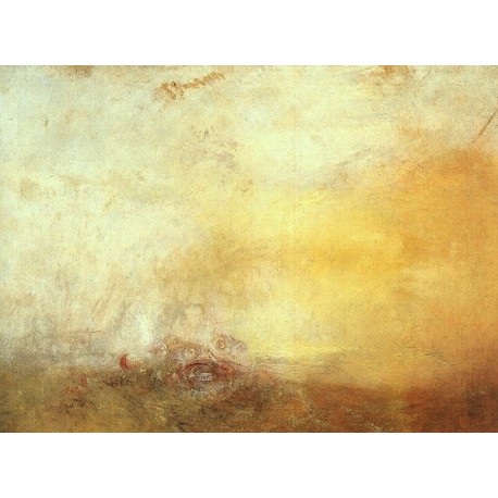 Sunrise with Sea Monsters (c. 1845) by Joseph Mallord William Turner
