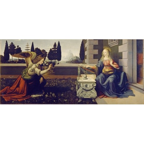 Annunciation by Leonardo Da Vinci