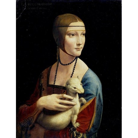 Lady with an Ermine 1489-1490 by Leonardo Da Vinci