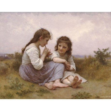A Childhood Idyll by William Adolphe Bouguereau