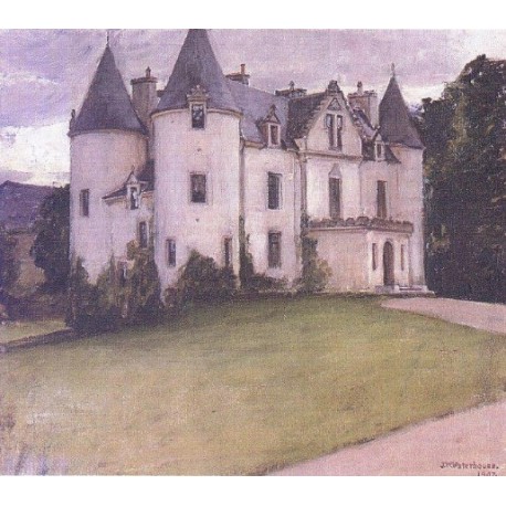 A Scottish Baronial House 1907 by John William Waterhouse