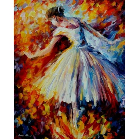 Ballerina Home Decor Abstract Oil Painting