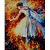 Ballerina Home Decor Abstract Oil Painting