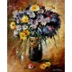 Still Life Flowers Home Decor Abstract Oil Painting