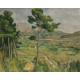 Moun Sainte Victire from Bellevue by Paul Cezanne