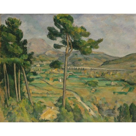 Moun Sainte Victire  from Bellevue by Paul Cezanne