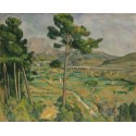 Moun Sainte Victire  from Bellevue by Paul Cezanne