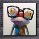 Happy Frog Abstract -Modern Home decor wall art oil Painting