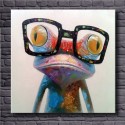 Happy Frog Abstract -Modern Home decor wall art oil Painting