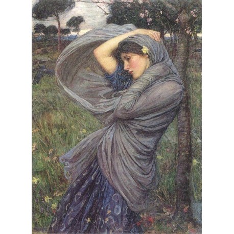 Boreas 1903 by John William Waterhouse-Art gallery oil painting reproductions