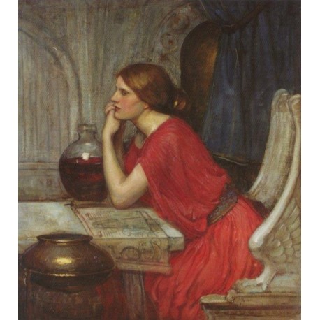 Circe1911 by John William Waterhouse-Art gallery oil painting...