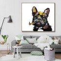 Cool Dog - Hand-Painted Modern Home decor wall art Painting