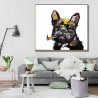 Cool Dog - Hand-Painted Modern Home decor wall art Painting