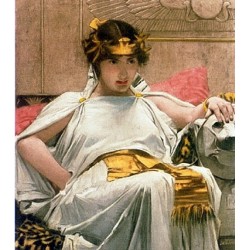 Cleopatra 1888 by John William Waterhouse-Art gallery oil painting...
