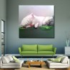 Cute Cat - Hand-Painted Animal Wall Art Modern Oil Painting