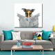 Reading Dog - Hand-Painted Modern Home decor Wall Art oil Painting