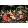 Decameron 1916 by John William Waterhouse-Art gallery oil painting...