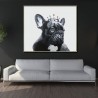 The King- Handmade Animal Canvas Art Modern Oil Painting