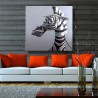 Zebra - Hand-Painted Animal Wall Art Modern Oil Painting