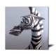 Zebra - Hand-Painted Animal Wall Art Modern Oil Painting