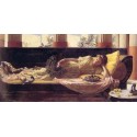 Dolce far Niente 1880 by John William Waterhouse-Art gallery oil...